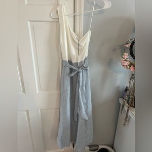 NWT one shoulder midi dress with pockets - Size M